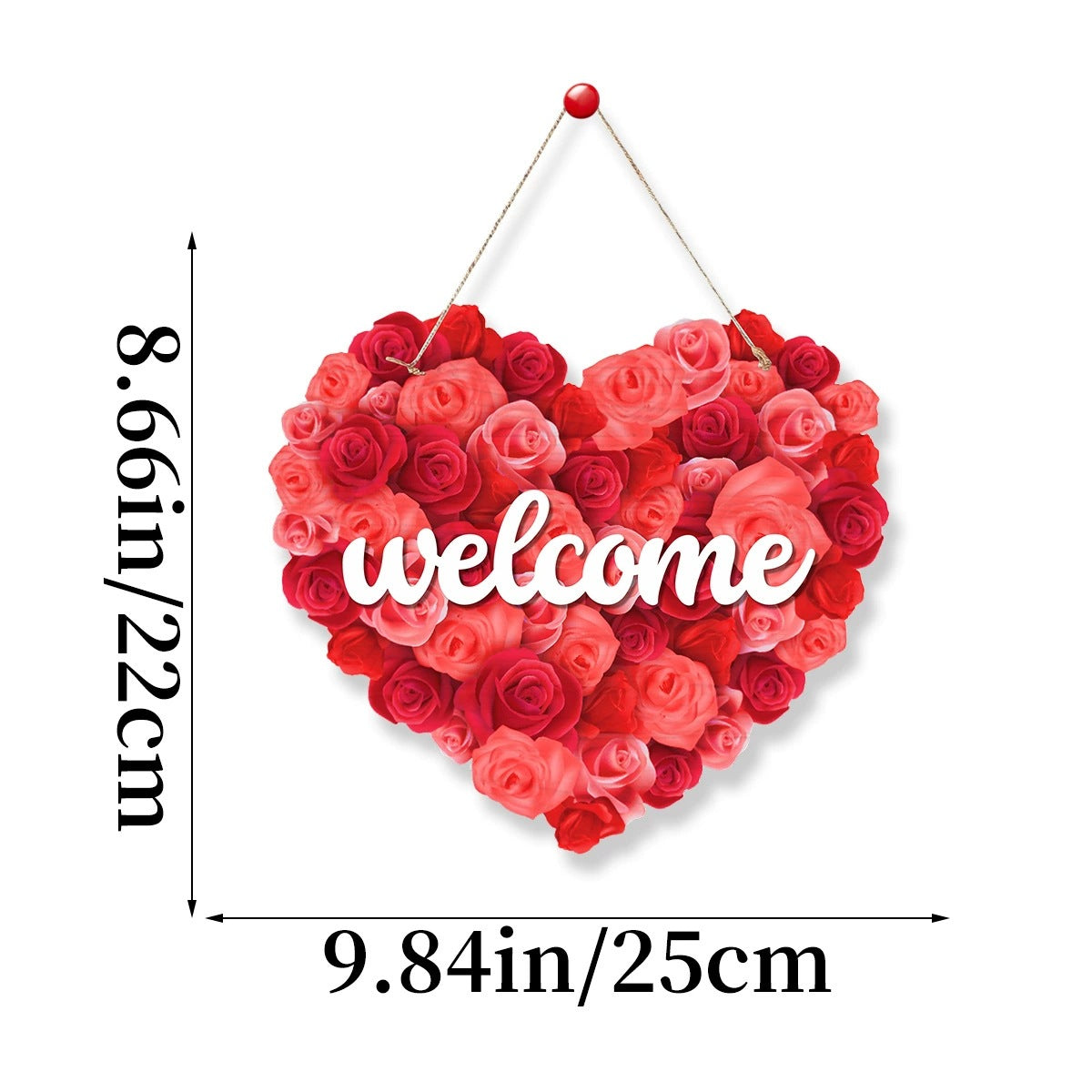 Valentine's Day Romantic Door Hanging Sign Wedding Room Decor - Multiple Styles