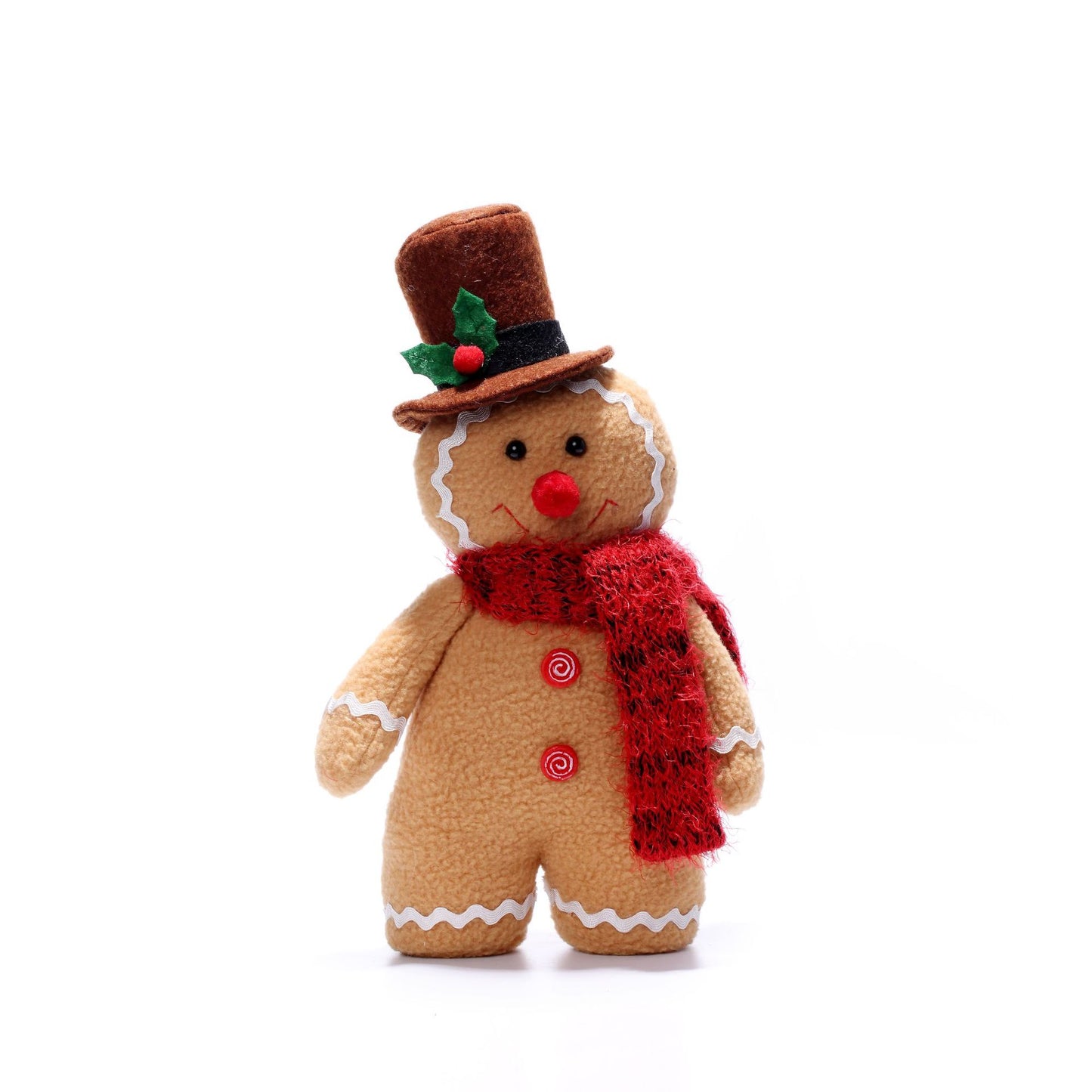 Christmas Gingerbread Man Doll for Holiday Decor - Men & Women Variants