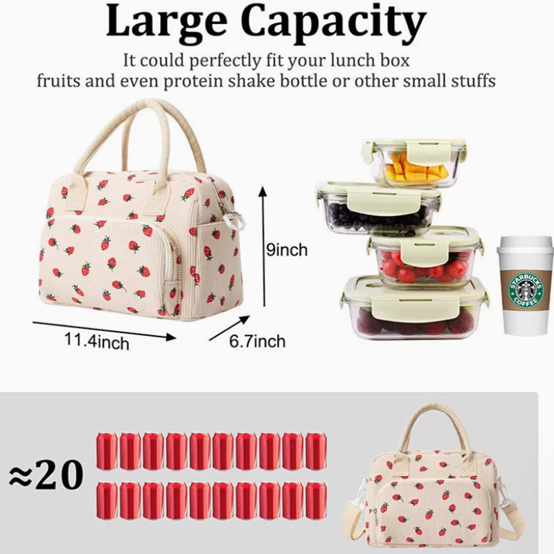 Large Capacity Thermal Insulation Lunch Box for Men and Women - Multiple Styles
