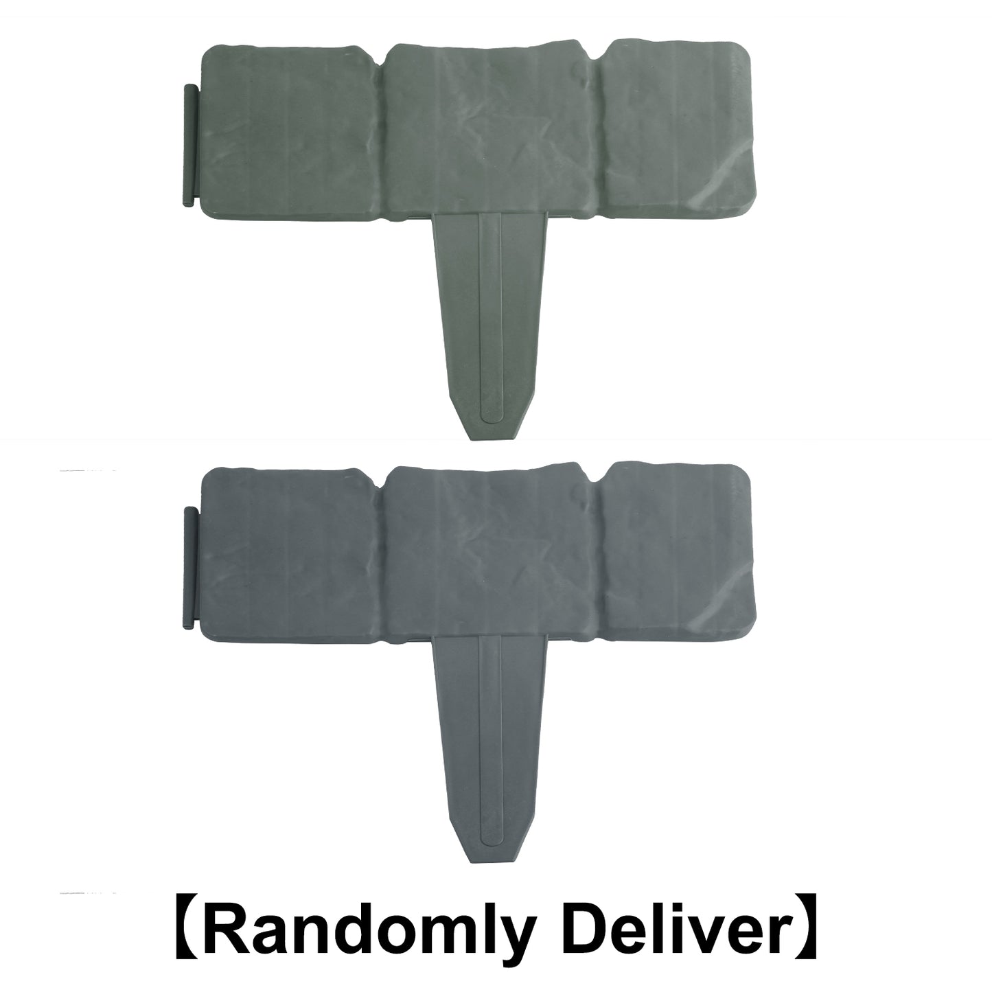 20 Pcs Plastic Garden Edging Border Stones for Lawn & Flowerbeds
