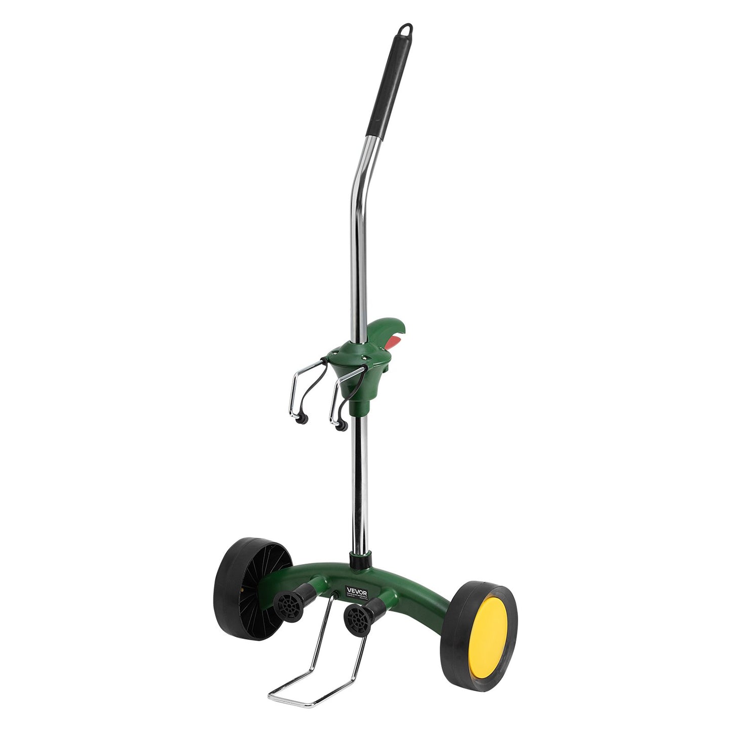 Heavy Duty Garden Pot Mover Dolly with Adjustable Handle and Swivel Wheels