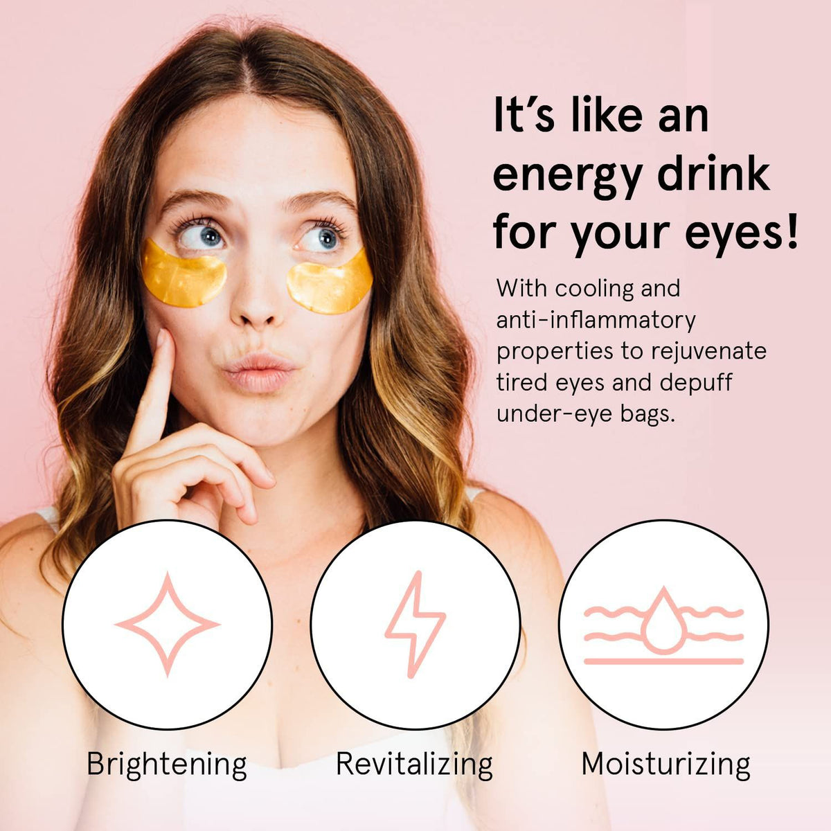 Gold Gel Collagen Eye Mask Set - Moisturizing Brightening Skin Care