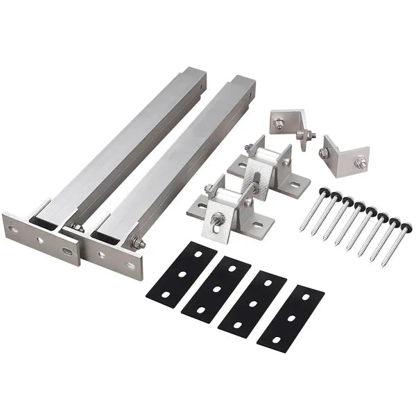 Adjustable Solar Panel Mount Brackets - Support Kit for Roof & RV