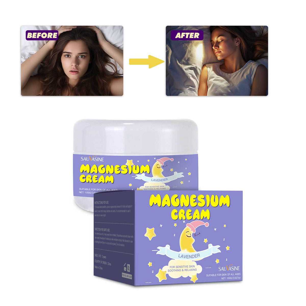 Universal Children's Magnesium Cream Lavender