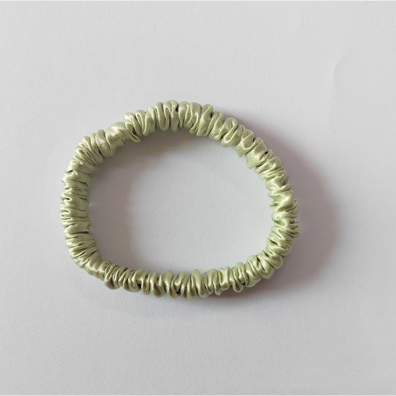 Silk Hair Band - Gentle Elastic Ponytail Holder