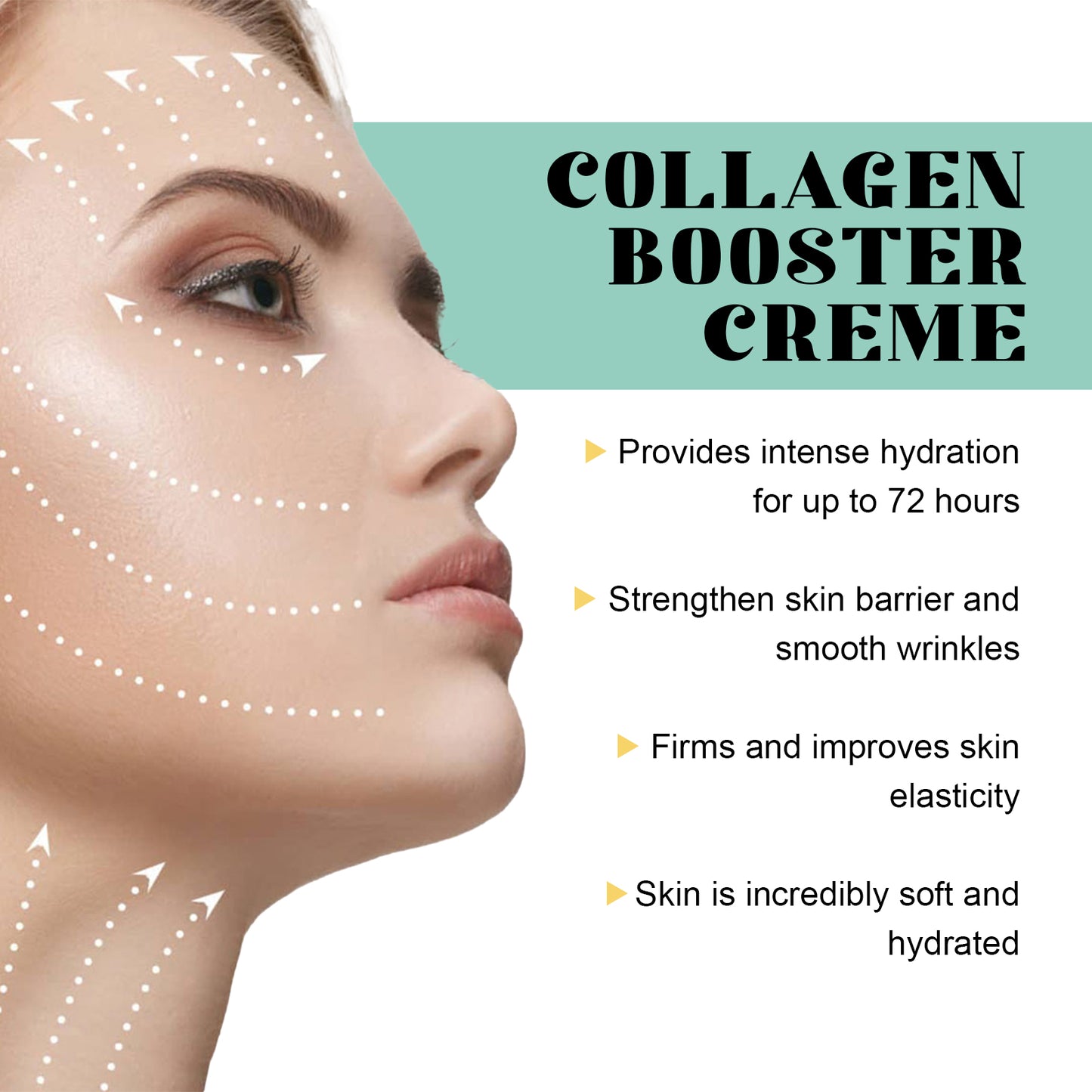 Collagen Booster Facial Cream - Anti-Aging Firming & Hydrating Moisturizer