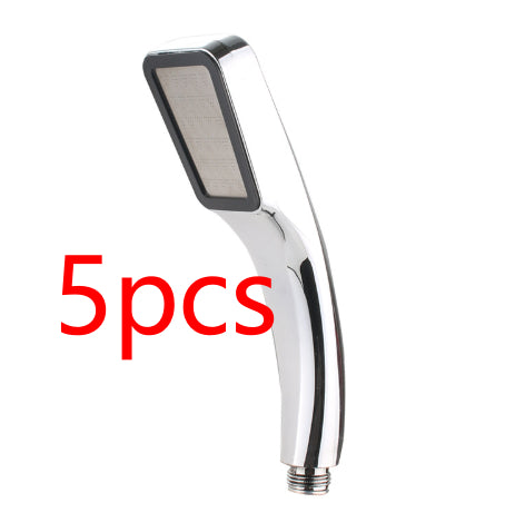 300 Hole Pressurized Square Shower Head with Multiple Color Options, Water Saving