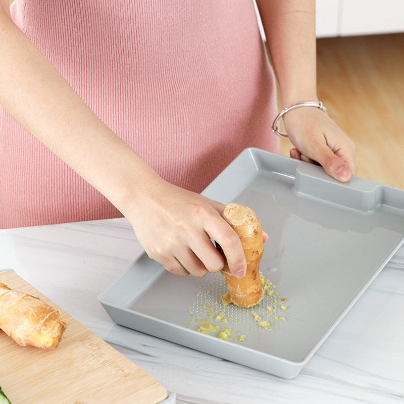 Creative Fruit Cutting Board Set - Grey Bamboo Kitchen Accessory