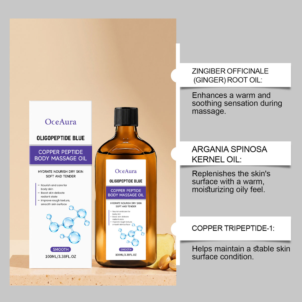 Nourishing Body Massage Oil - 100ML Relaxation & Skin Care