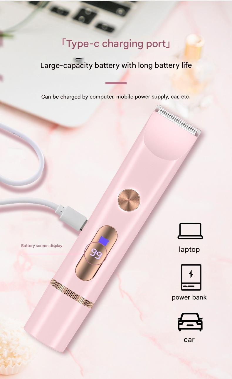 Women's Hair Trimmer – Wet & Dry, Multiple Colors