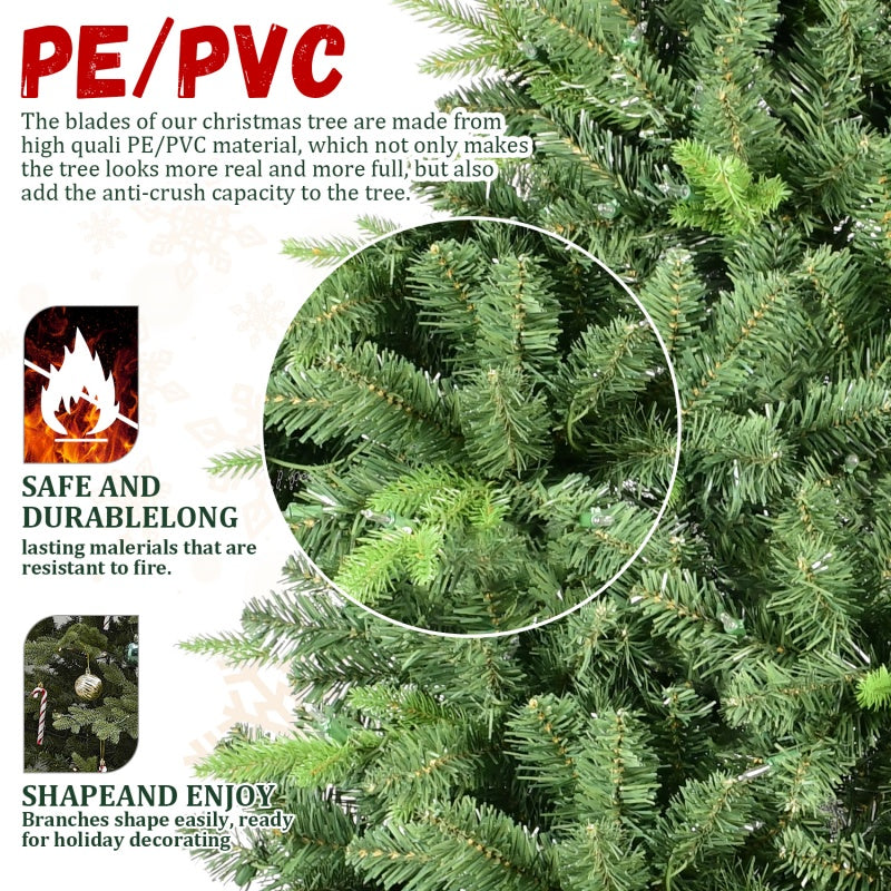 Artificial Christmas Tree - PE/PVC Mixed with Memory Wire