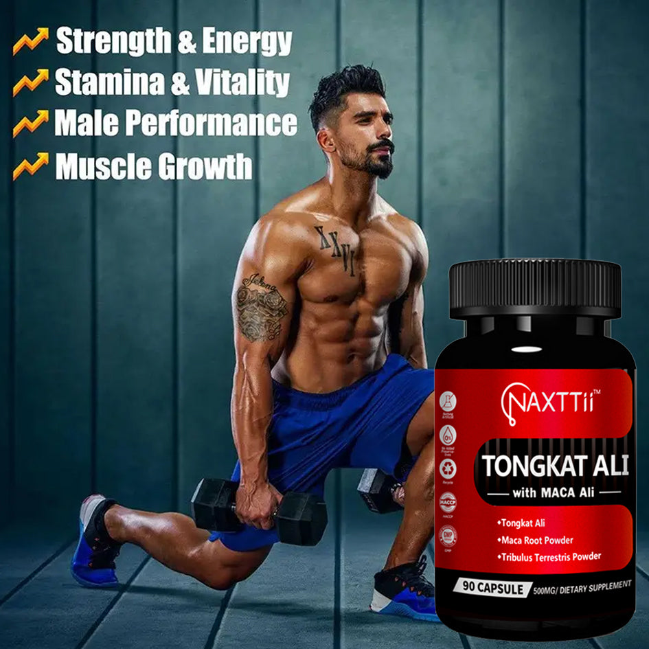 Tongkat Ali Supplement for Men - 90 Capsules - Natural Energy Support