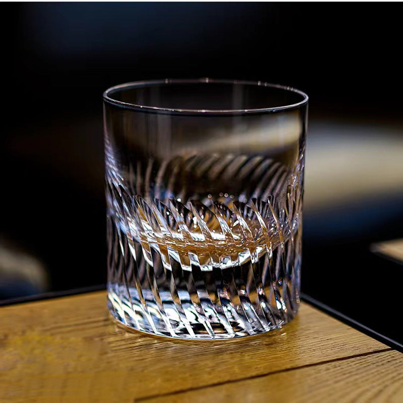 Wine Knot Handmade Carved Crystal Glass Drinkware - Multiple Variants