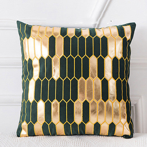 Office Sofa Pillow Cover Velvet Cushion Cover 45x45cm Light Luxury