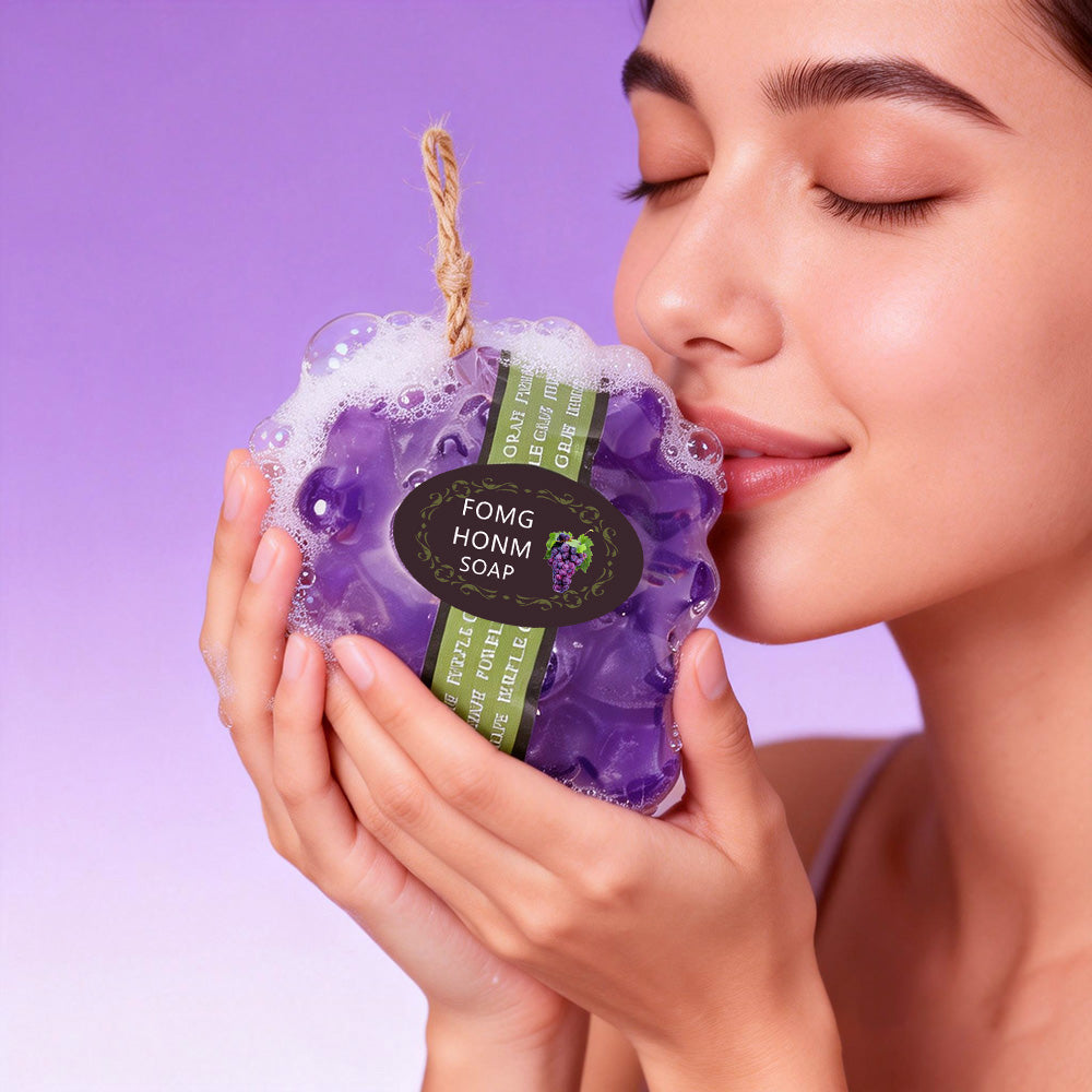 Purple Grape Fruit Soap Bar 95g