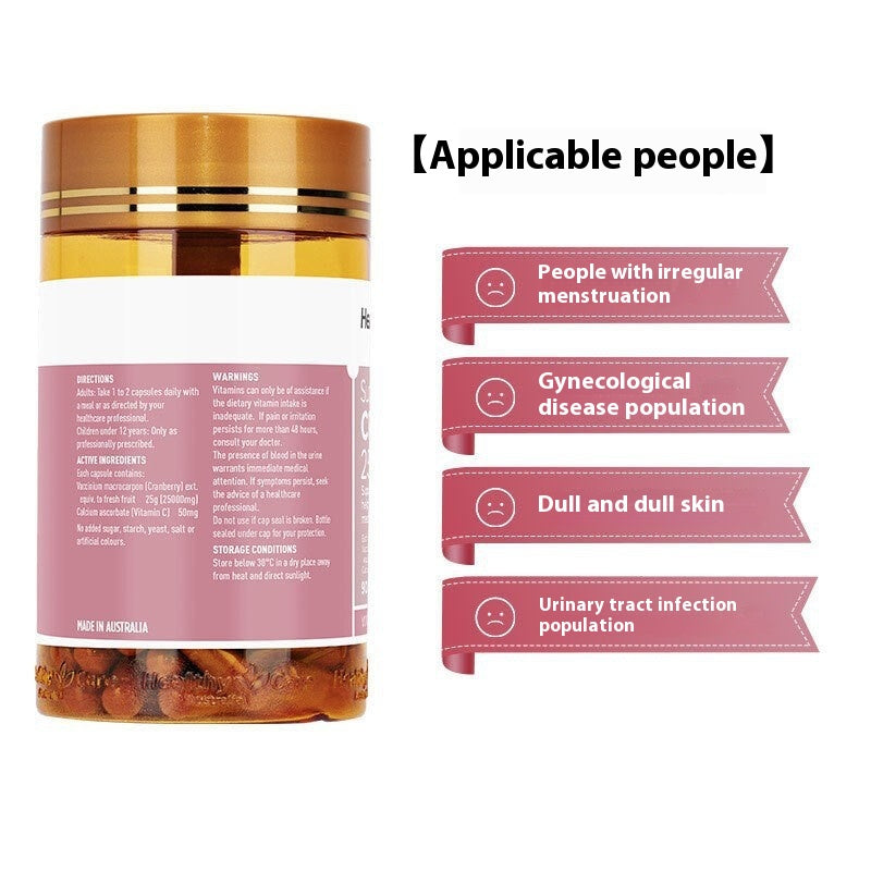 Cranberry Capsules 90 Tablets Health Supplement