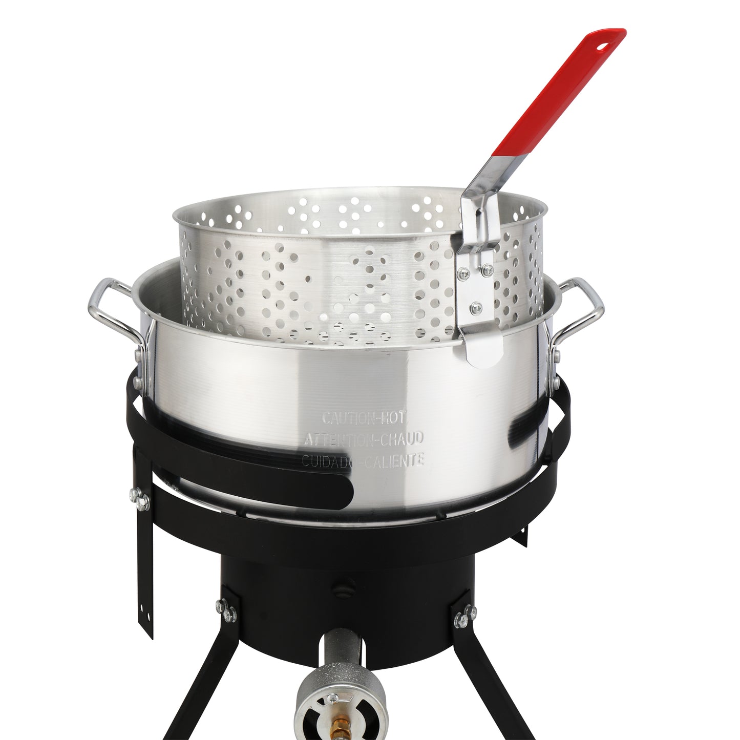 30QT Turkey Fryer & 10QT Fish Pot Set - Outdoor Cooking