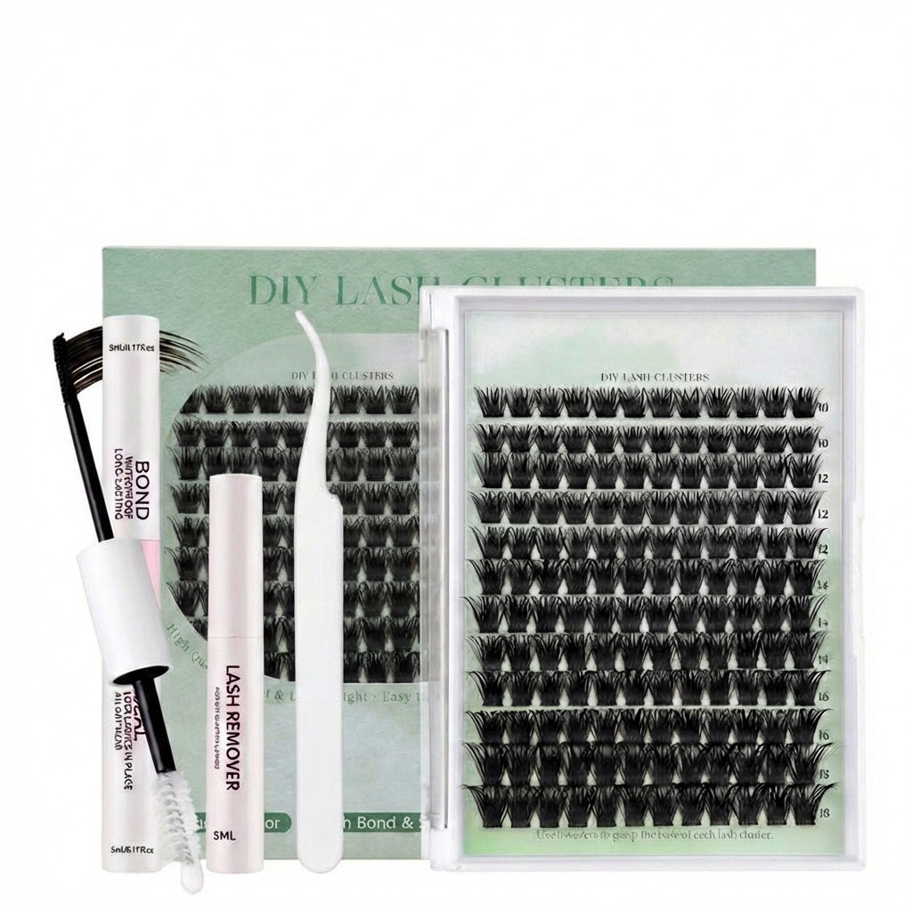 Voluminous Curved False Eyelashes Kit for Natural & Dramatic Looks