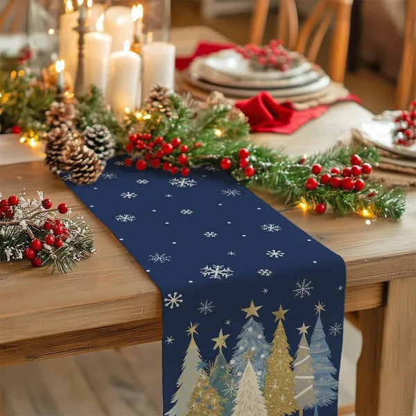 Christmas Table Runner 13x72 Inch - Festive Holiday Decor
