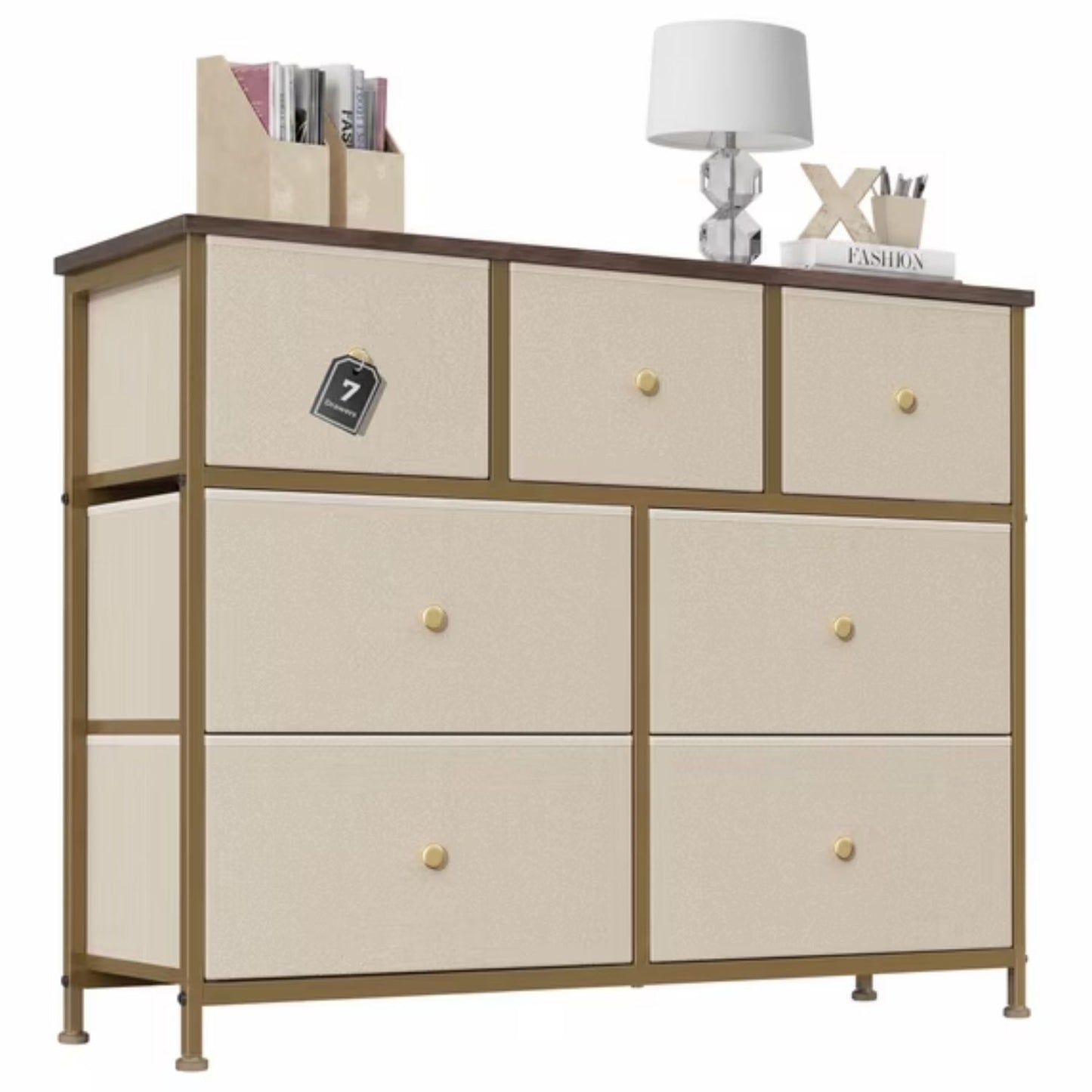 Fabric Storage Dresser - Versatile Chest of Drawers Organizer