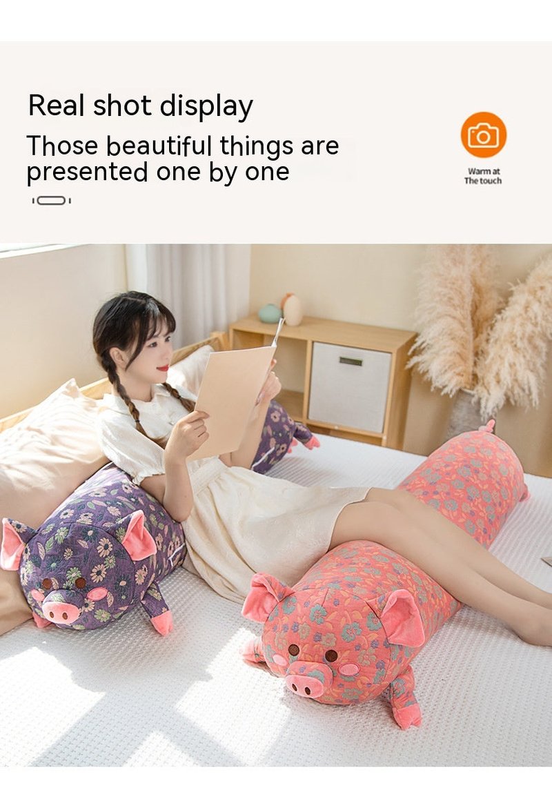 Multifunctional Pig-Shaped Removable Washable Throw Pillow - 110cm & 130cm