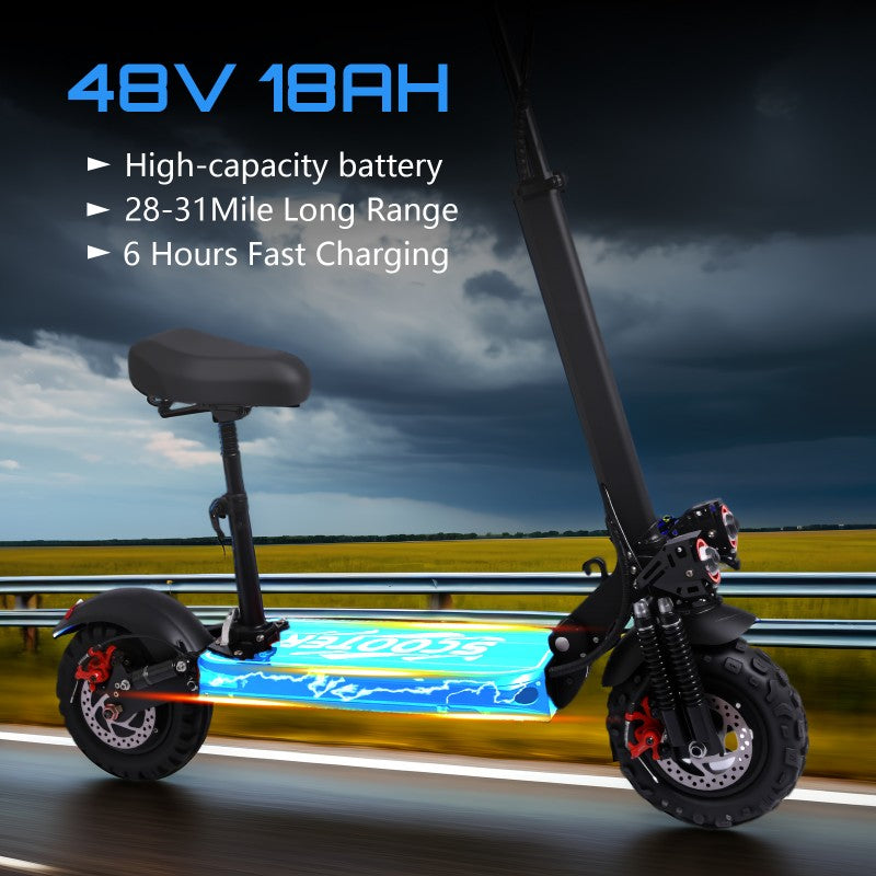Electric Scooter D02 Pro - 1200W, 48V 18Ah, Off-Road