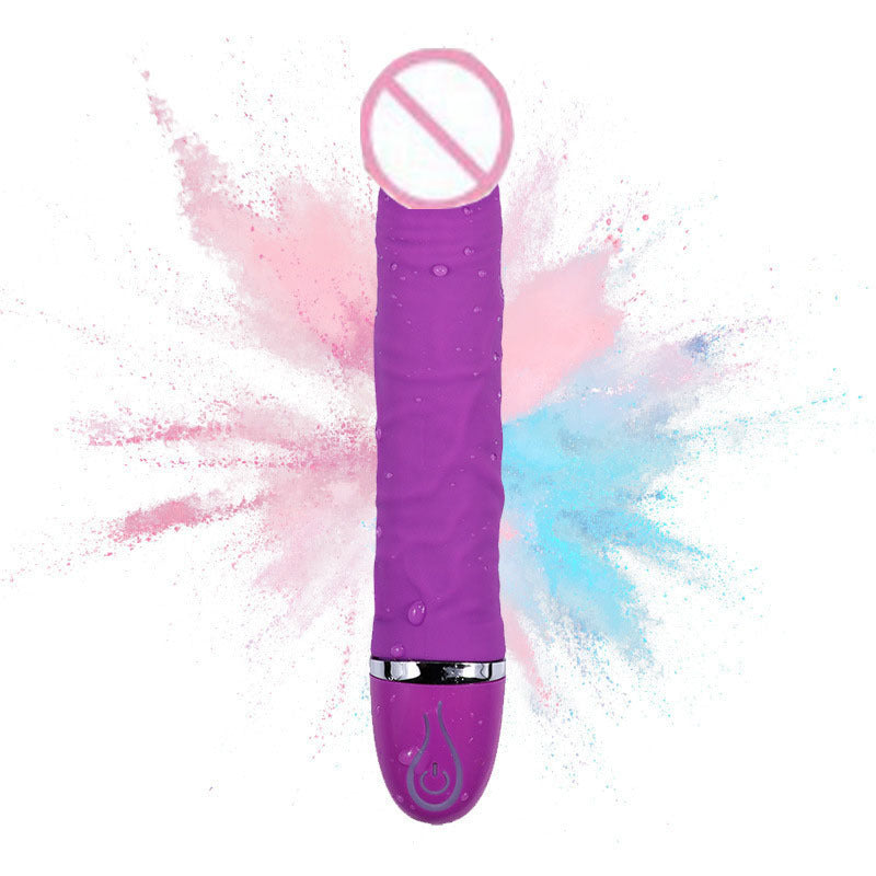 Slim Silicone Vibrating Massager with Multiple Modes - Portable Personal Wellness Device