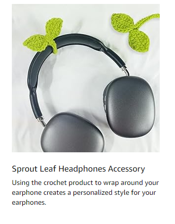 Cute Knitted Crochet Leaf Sprout - Multi-Functional Bookmark & Cable Tie
