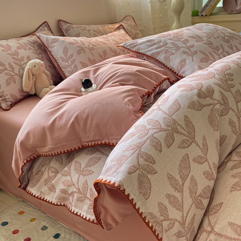 Thickened Cotton Duvet Cover Set for Fall and Winter - Modern & Minimalist