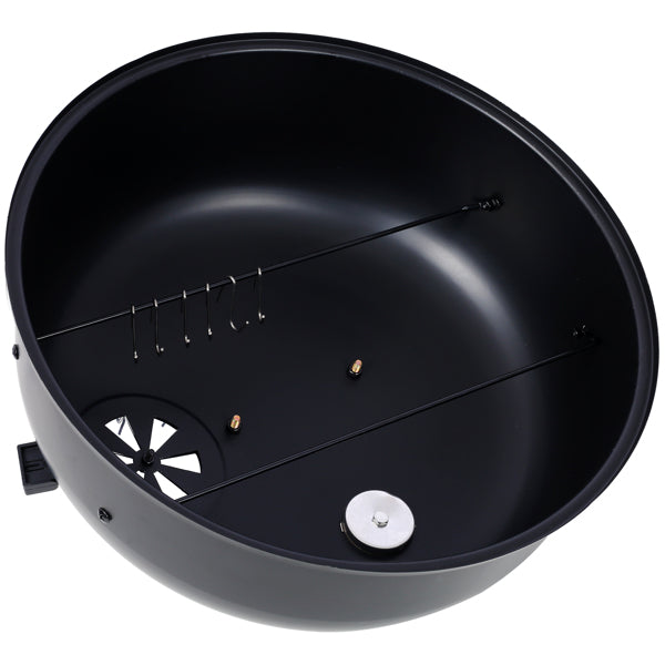 16-Inch Charcoal Smoker Grill - Portable Outdoor Cooking