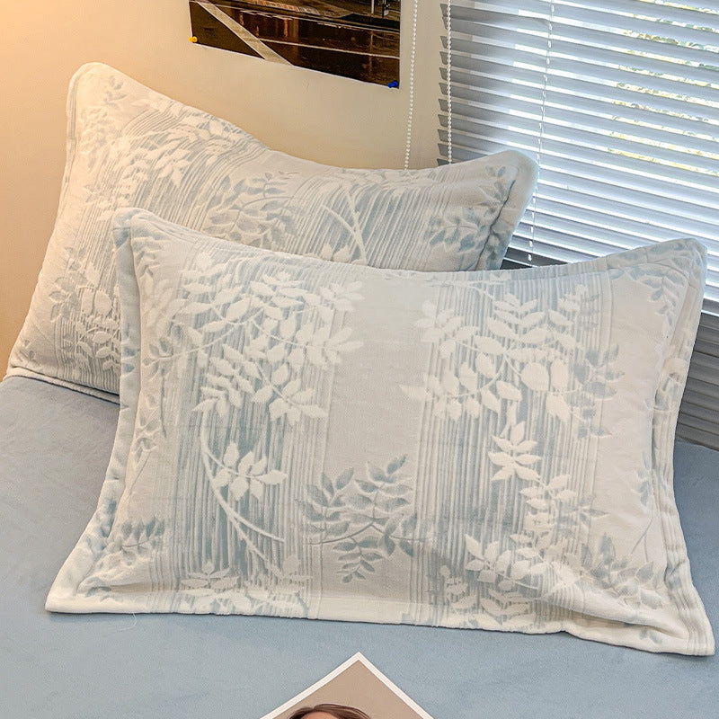 Extra-Thick Milk Velvet Pillowcases - Soft Home Textiles, 1 Pair