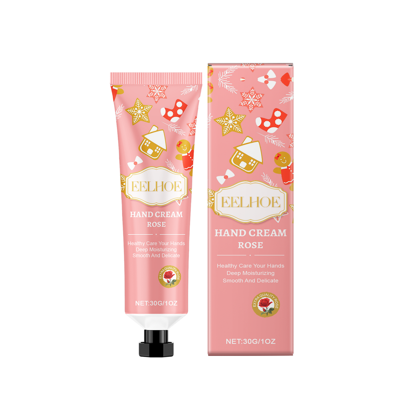 Rose Moisturizing Hand Cream with Squalane - 30g Hydrating Skin Care