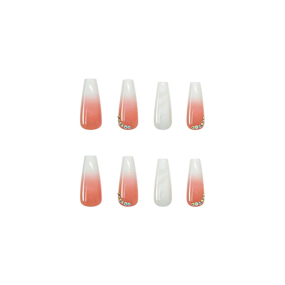 White Smudges Nail Art Enhancement Kit