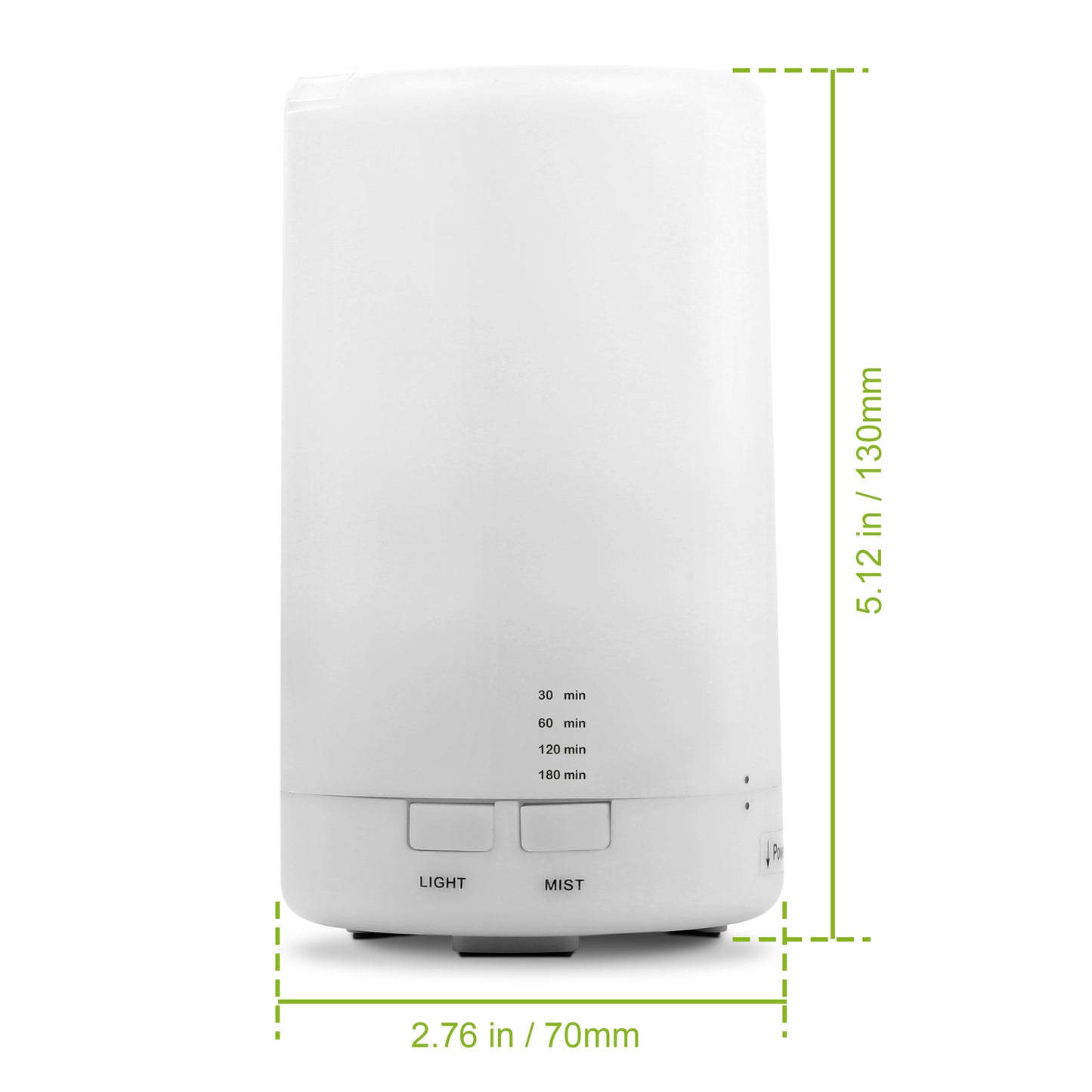 Mini Ultrasonic Aroma Diffuser with 7 Color LED Night Light and Timer for Office Home Spa