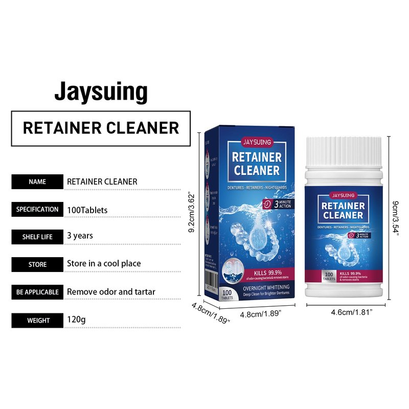 Denture Cleaning Tablets - 100 Count