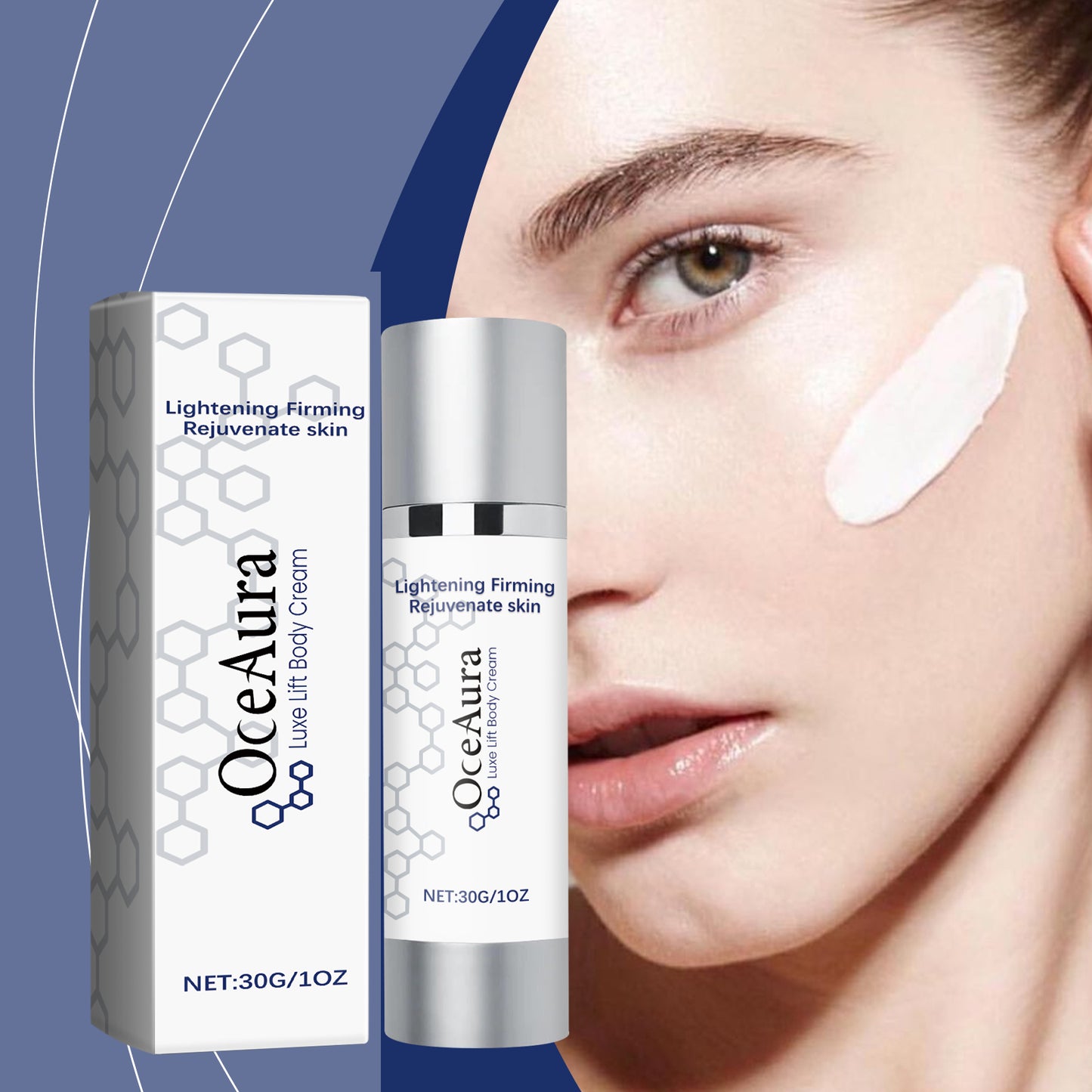 Hydrating Firming Body & Face Cream - Moisturizing Skin Repair Lotion