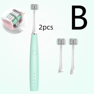 Portable Electric Travel U-Shaped Toothbrush for Adults & Kids
