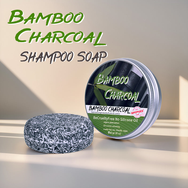 Bamboo Charcoal Shampoo Bar - 60g