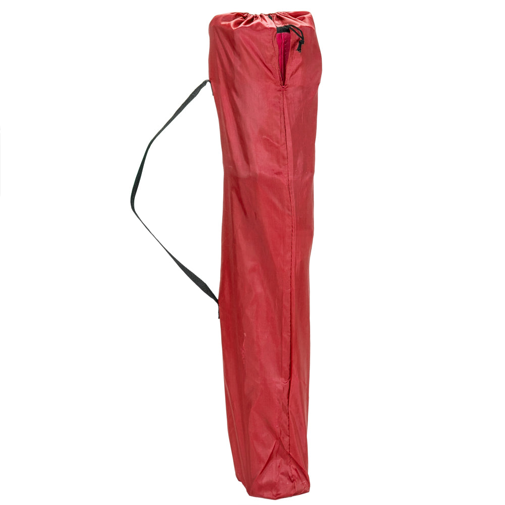 Portable Camping Chair - Red Oxford Cloth with Black Frame