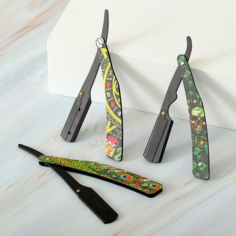 Manual Shaver for Skin Care - Clown Skull Design, Multiple Variants