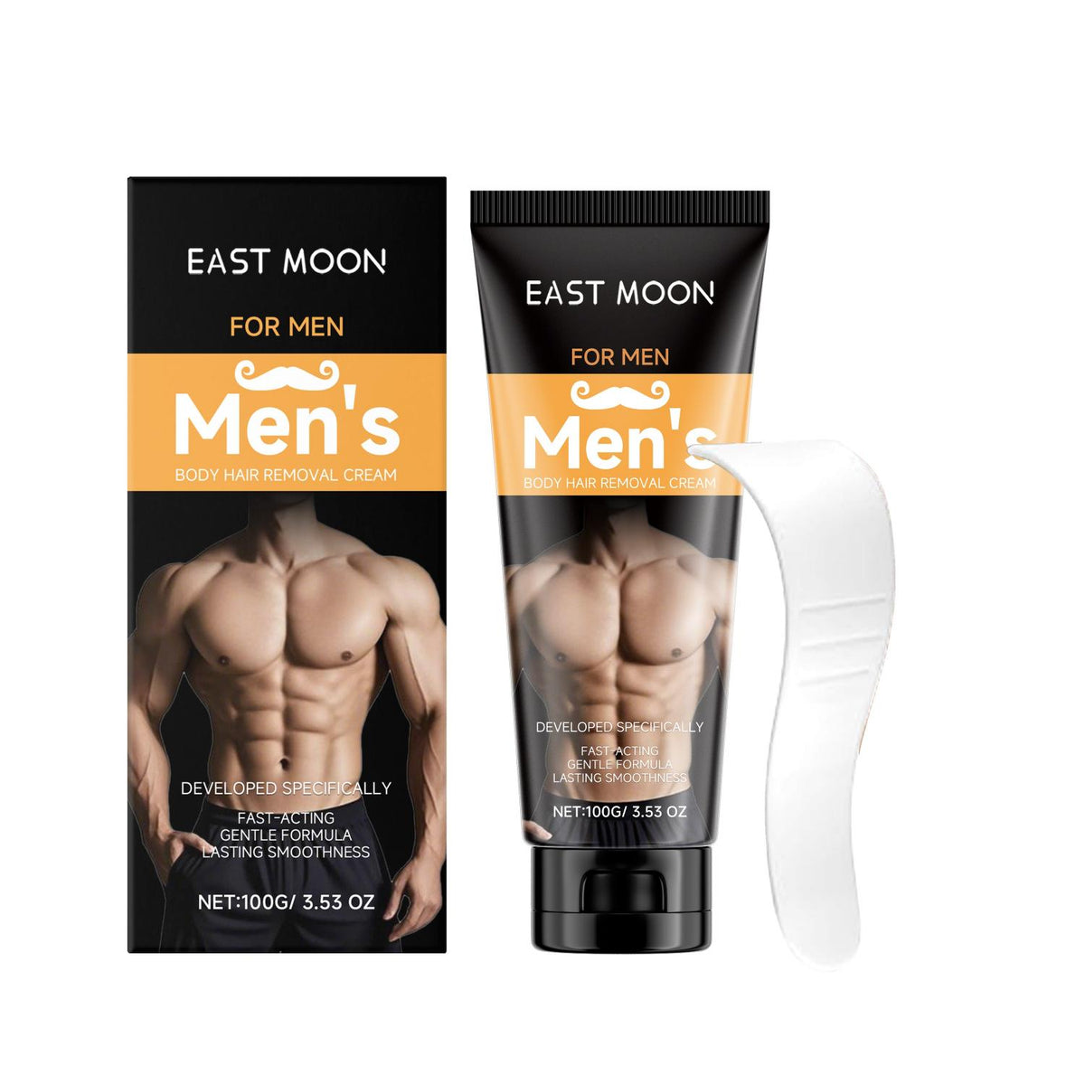 Men's Body Hair Removal Cream - Gentle Skin Care for Smooth Skin