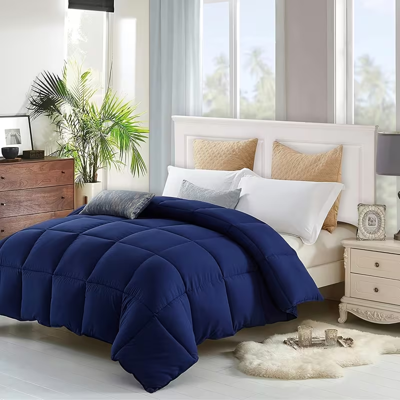 All Season Cooling Comforter - Premium Down Alternative Duvet Insert - Reversible Design