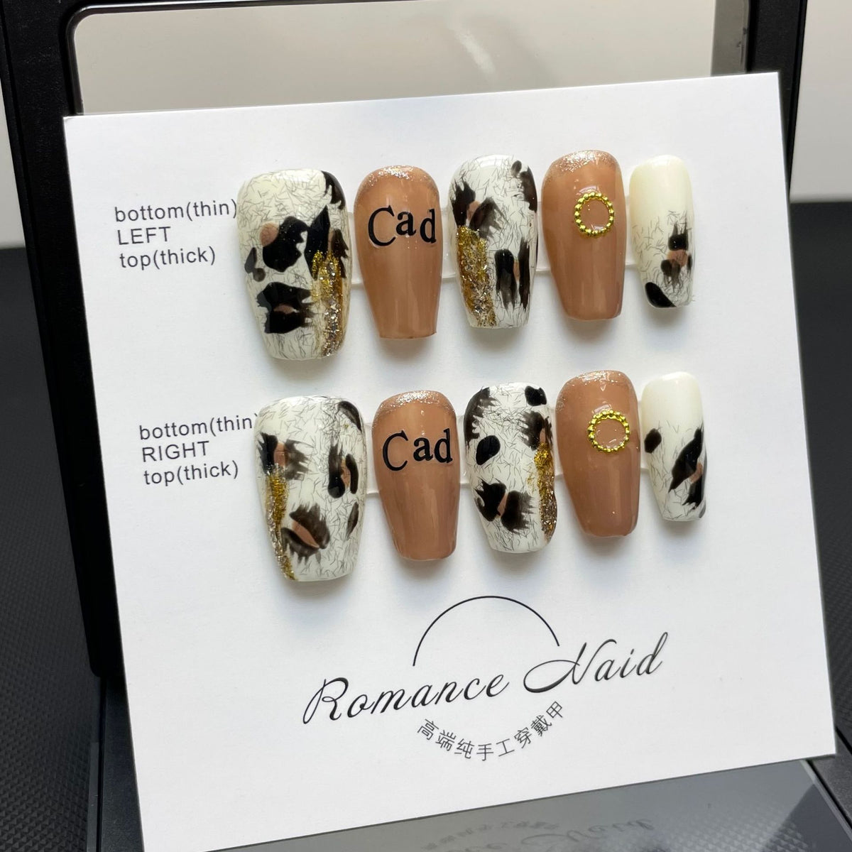 Press-On Nail Kit with Glue - Multiple Sizes & Designs