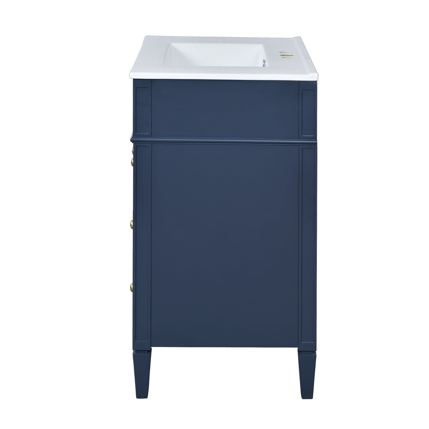 30'' Blue Modern Bathroom Vanity with Sink & Storage Cabinet