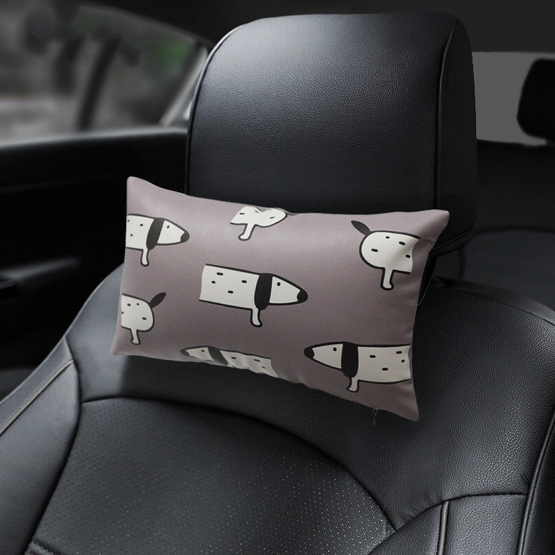 Car Seat Neck Protection Pillow Dachshund Style Waterproof Cushion