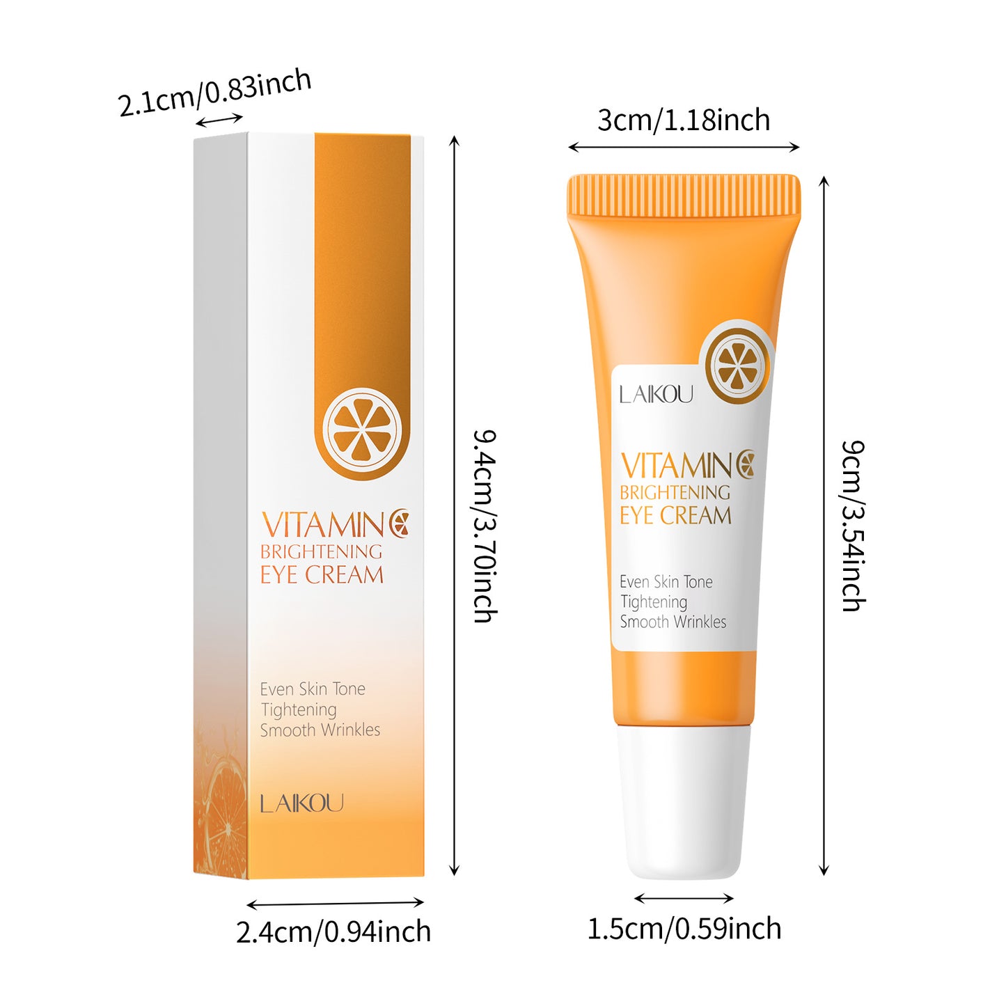 Vitamin C Eye Cream 15g Moisturizing Skin Care for Around Eyes
