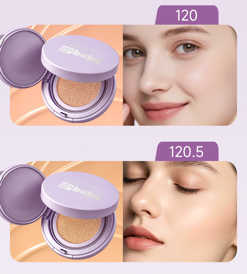 Longwear Matte Cushion Foundation for All Skin Types - Unisex Makeup Set