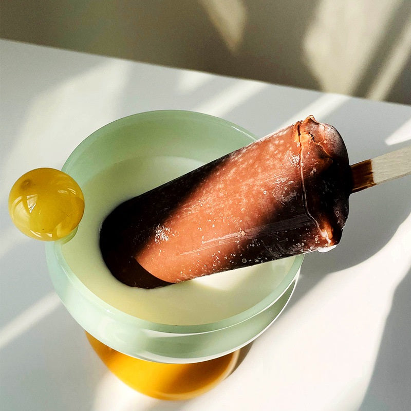 Creative Cartoon Dessert Ice Cream Goblet - Heat-Resistant Glass Drinkware
