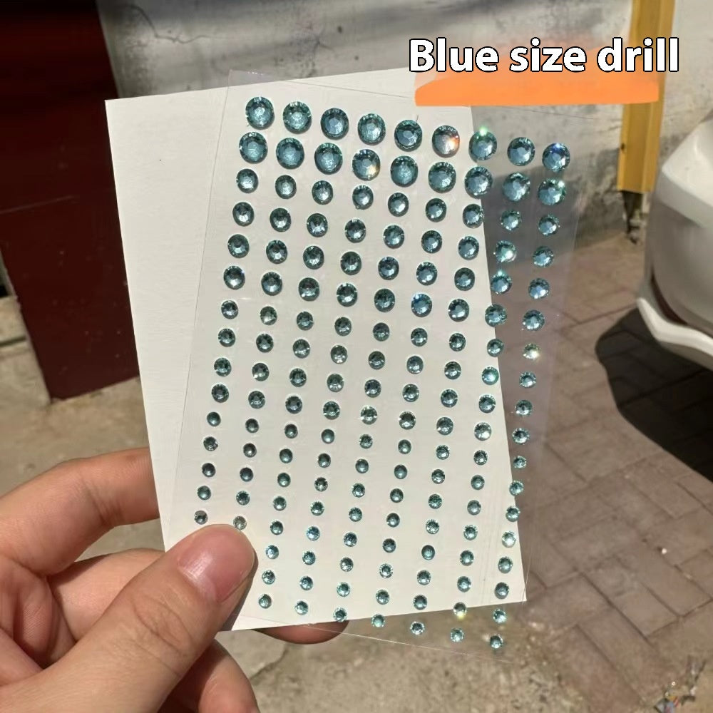 Pearl and Crystal Nail Art Stickers Set for DIY Manicure and Decor
