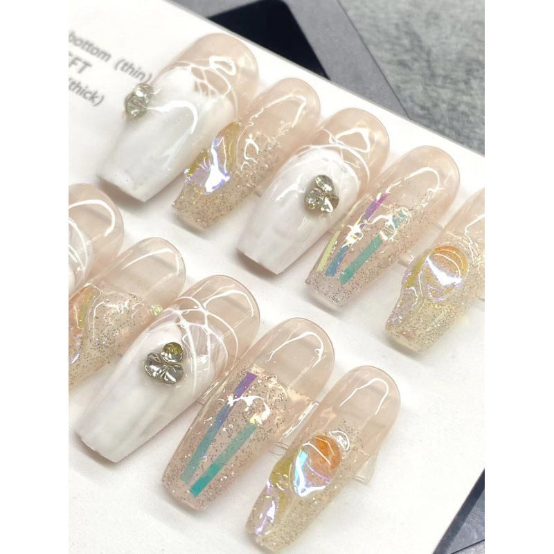 Hand Wear Armor Diamond Beach Glass - Multiple Sizes